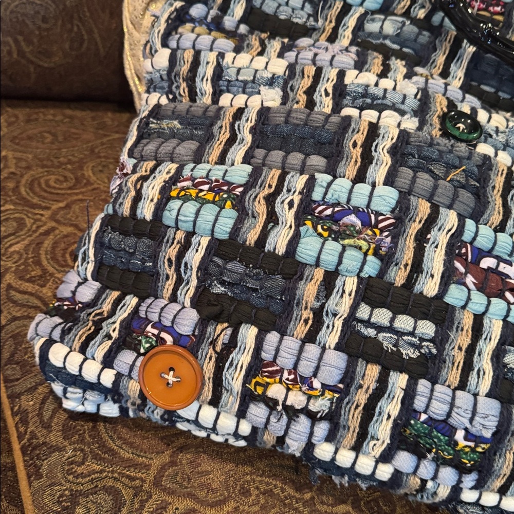 Queen Denim Patchwork Tote Bag - Picture 10 of 10